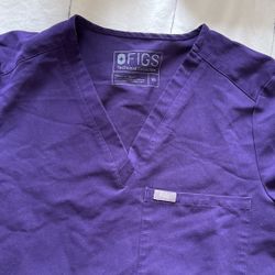 Figs Xs Scrub Top