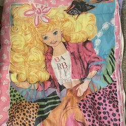 Vintage Barbie Girls Sleeping Bag 