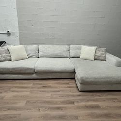 Beige Oatmeal Large Sectional 