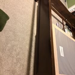 King bed frame and box springs