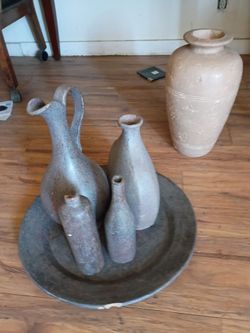 Ceramic pottery & vase