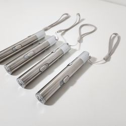 4pcs 2 in 1 USB Rechargeable Red L. Pointer 
