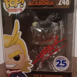 Signed All Might Funk Pop