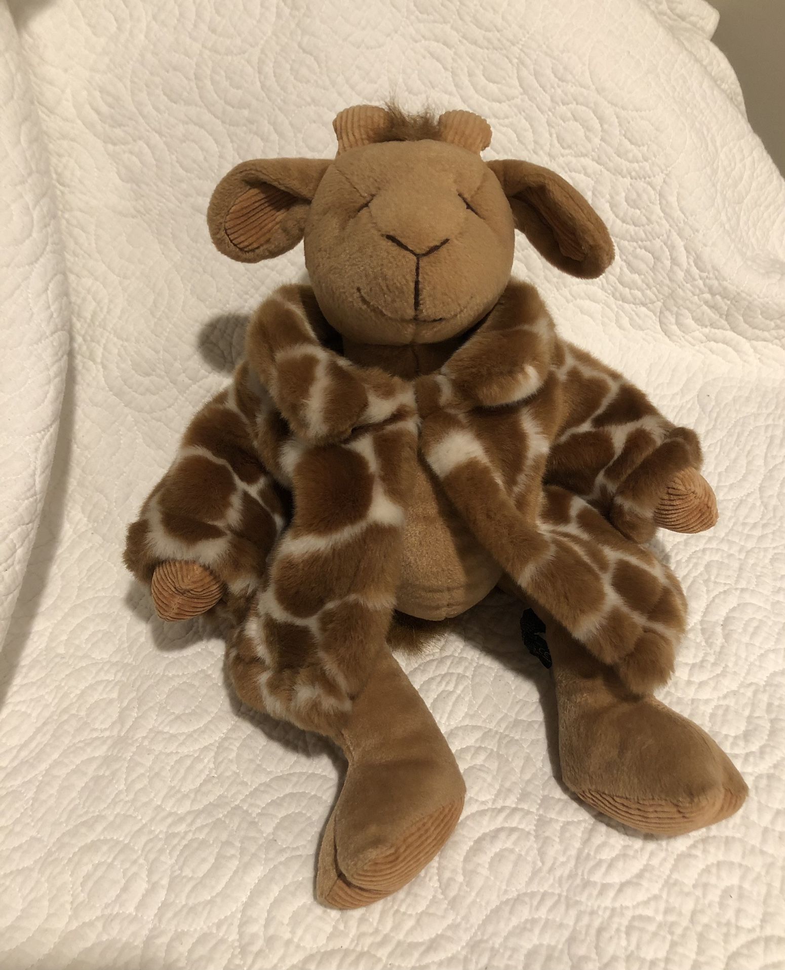 Russ Berrie Gisella Giraffe Wearing Coat Soft Toy 14”