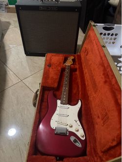 Fender 1997 strat and fender Deville 212amp