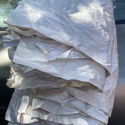 Stack Of White Packing Paper - Good Quality Used
