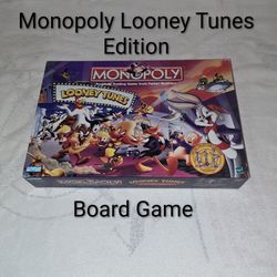 Monopoly Looney Tunes Edition Board Game In Excellent New Condition (Is Complete Nothing Missing)