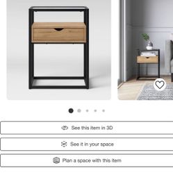 ADA Mixed Material End Table with Glass Top for Sale in Las Vegas NV OfferUp