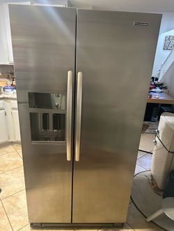 KitchenAid Stainless Steel Side-by-Side Refrigerator