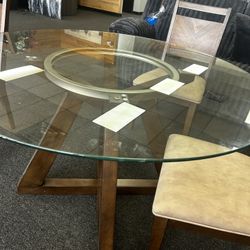 GLASS TABLE HAVE TO GO NOW BRAND NEW 