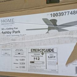 52 Inch Ceiling Fan