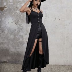 XS ROMWE BLACK DRESS