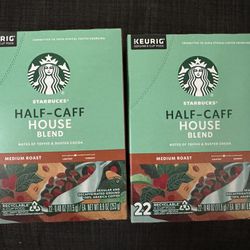 Half-Caff House Blend Starbucks Kcup 22ct