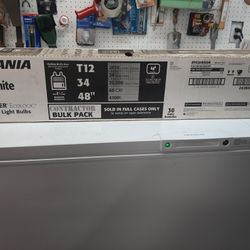 Sylvania T12 Floutescent Light Bulbs (21 Left In Box)