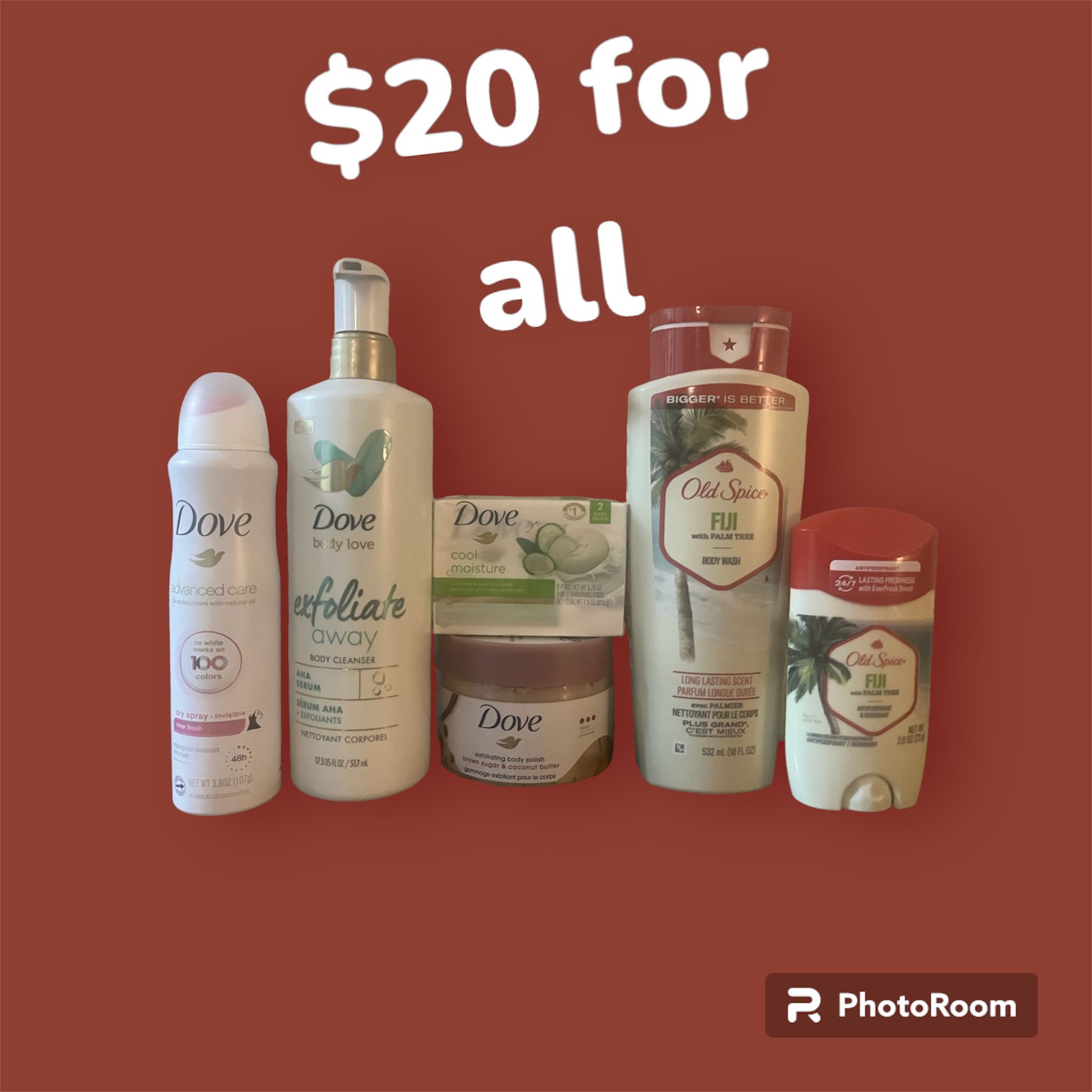 DISCOUNTED Dove & Old Spice Bundle
