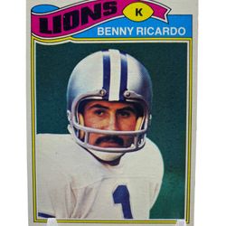 1977 Topps Football Benny Ricardo