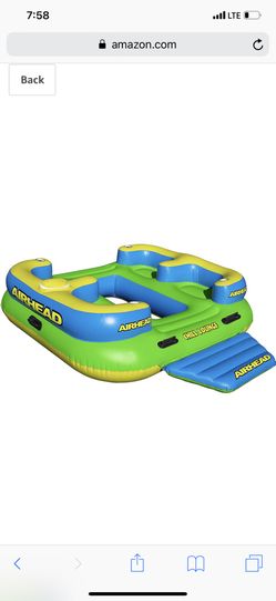 Air head floating raft