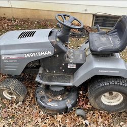 Used Craftsman 15.5. Horse Power Rider Mower  Selling As Is