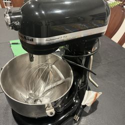 KitchenAid Professional 5 Plus Stand Mixer – Black – Tested & Works