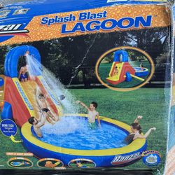 Banzai Inflatable  Slide  Pool Water Park