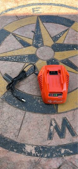 ECHO 56V Battery System Rapid Fast Charger with On-Board LED Diagnostics and 6 ft. Power Cord with Optional Wall Mount