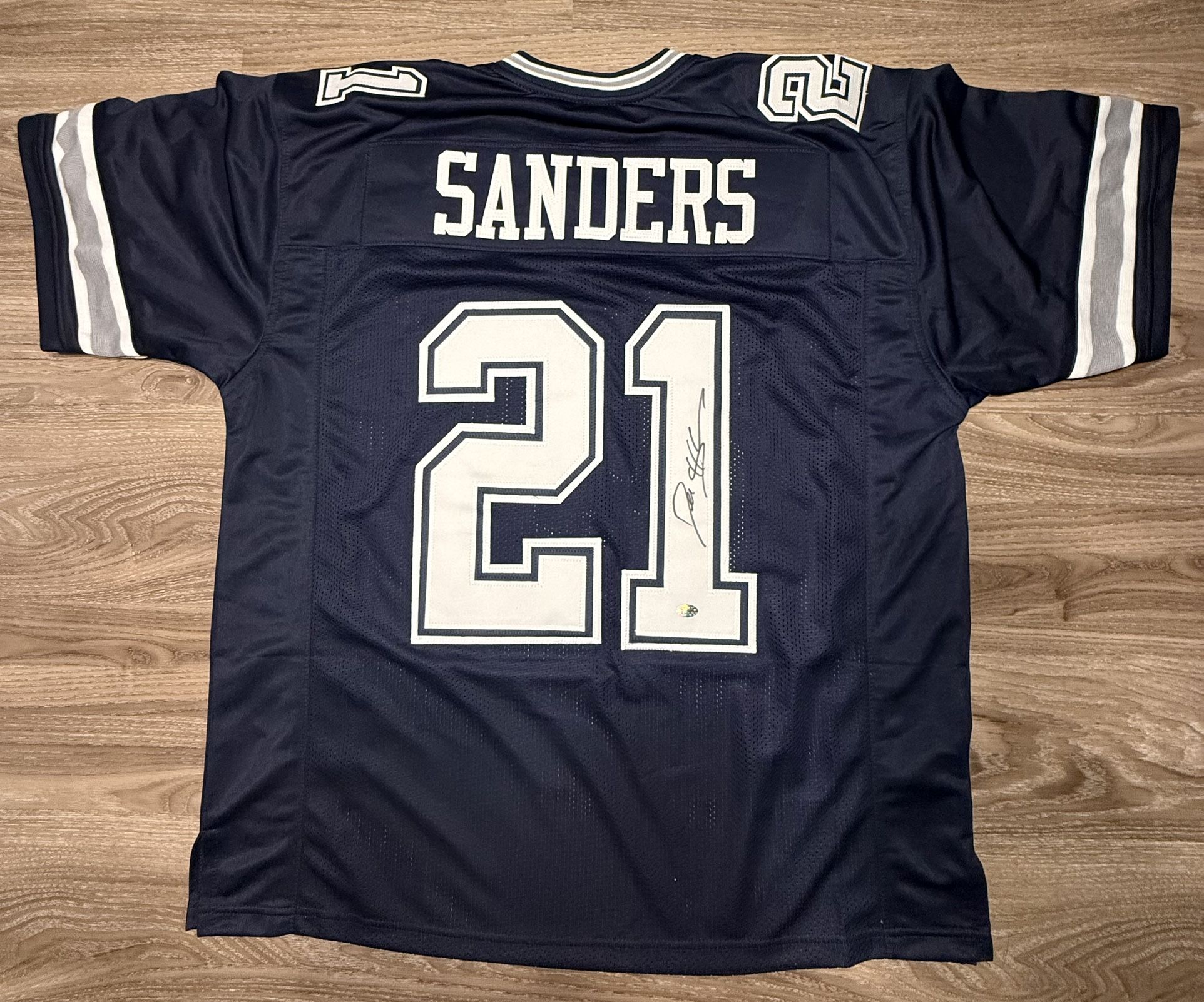 Deion Sanders Autographed Dallas Cowboys Jersey