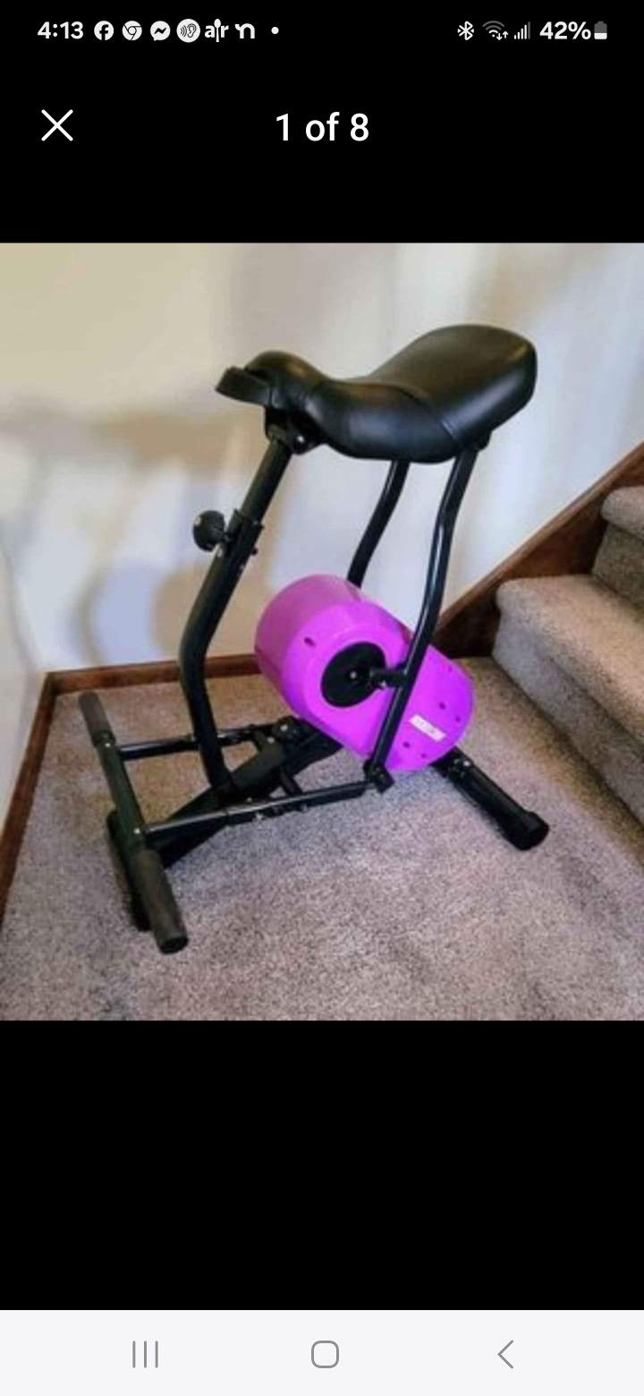 🏋♀️ $79. Rodeo Core BLACK Dark Pink Abdominal At Home Workout for Fitness Exerciser Trainer- Holmdel NJ