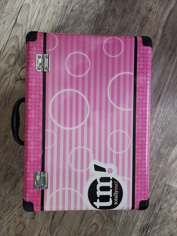 Case With Barbie Clothes And Toys