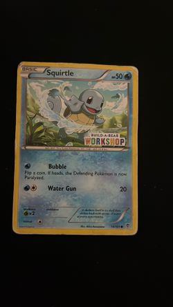 Squirtle pokémon card.