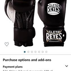 Cleto Reyes Training Gloves with Hook and Loop Closure