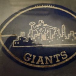 Vintage Felt New York Giants Football 1950s