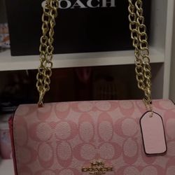 Pink Coach Bag 