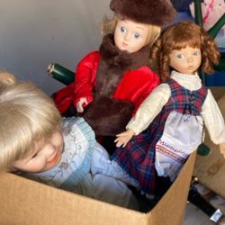 Porcelain Dolls Good Condition