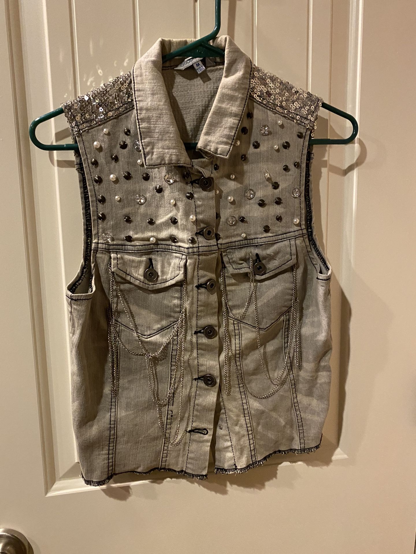 Girl’s Jean Jacket Vest