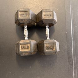 55 Lbs Dumbbells  