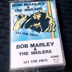 Bob Marley and the Wailers All The Hits Cassette Rare Rohit Redder Than Red GOOD