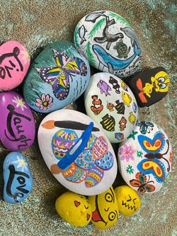 Painted rocks