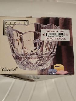 5 and half  inch, 24% lead crystal bowl.