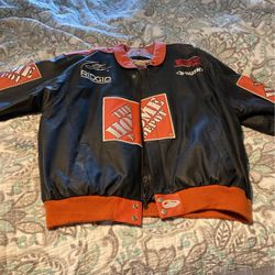 Leather Tony Stewart Jacket