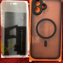 iPhone 16 Plus Phone Case with 1 Privacy Screen Protectors