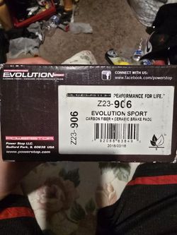 Power Stop Evolution Sports Front Brake PADS