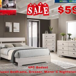 4pcs Queen Bedroom Set 