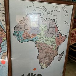 Africa Map Posters 