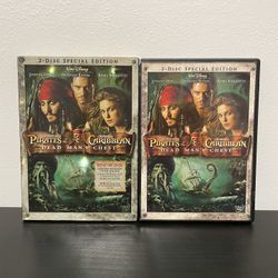 Pirates Of The Caribbean Dead Mans Chest DVD Disney 2 Disc Special Edition Holo