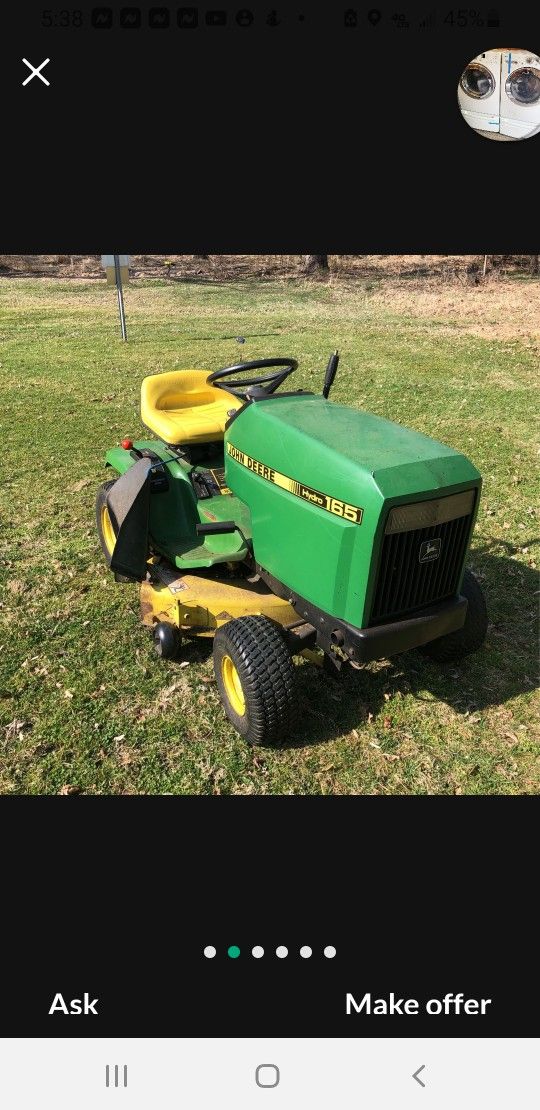 JOHN DEERE 165 HYDRO