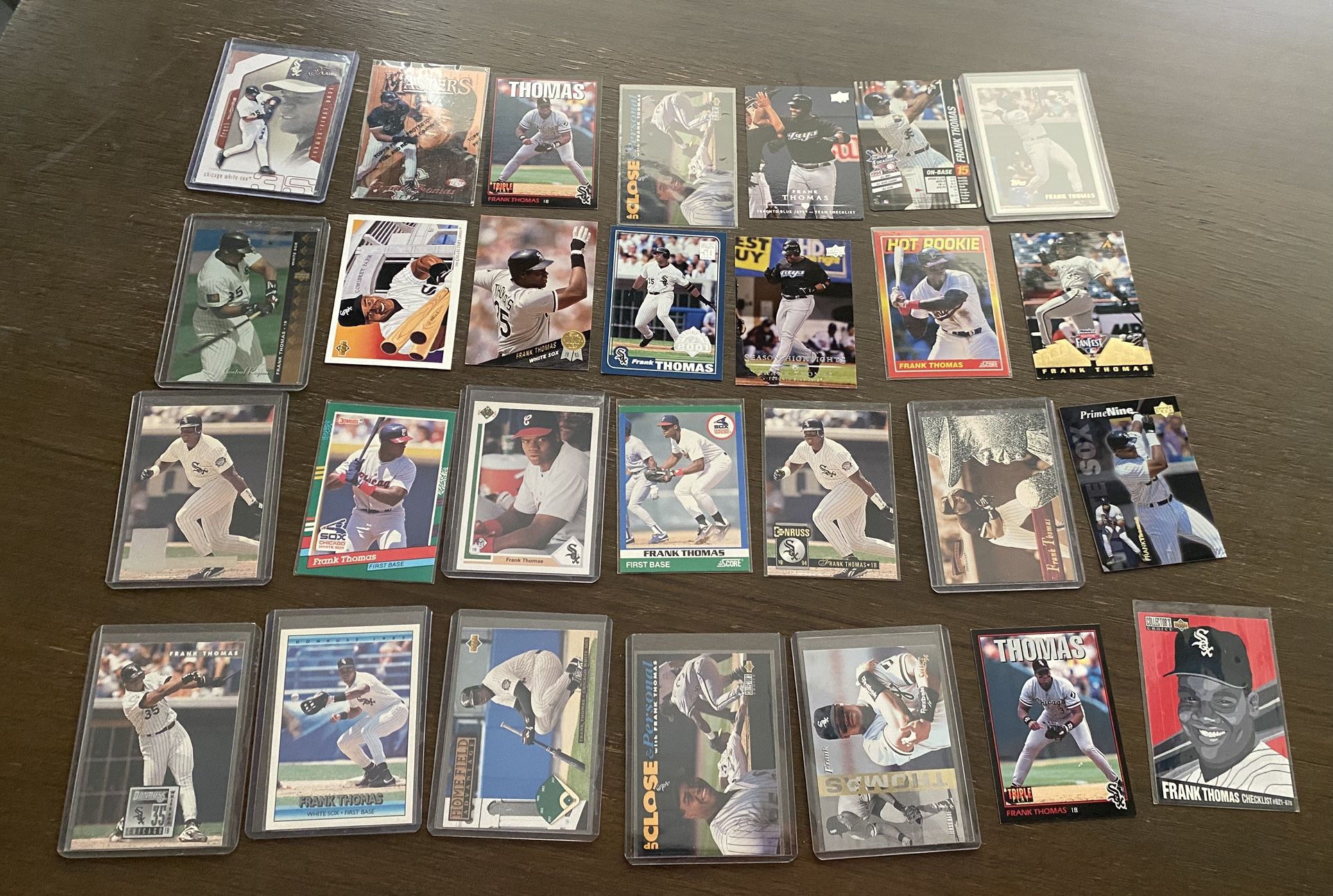 120 Frank Thomas Baseball Card Lot HOF White Sox