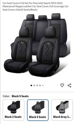 Brand new seat cover chevy spark 2013 through 2022