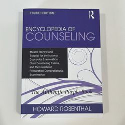Encyclopedia of Counseling Master Review and Tutorial for the National Exam 4 Ed
