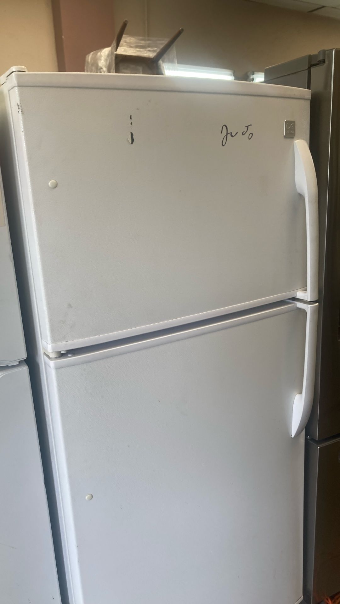 White Deawoo Fridge