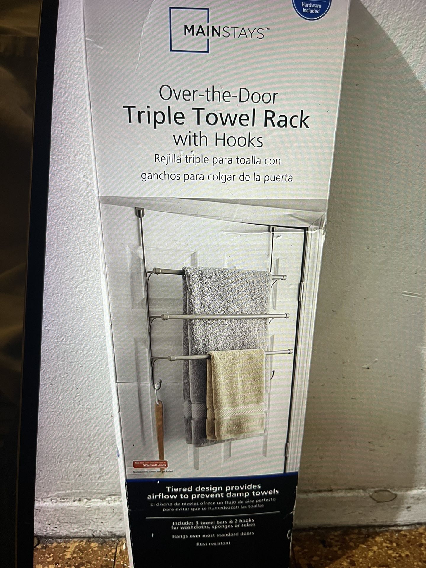 Over The Door Towel Rack